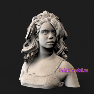 Мисс Niko 3d модель бюст