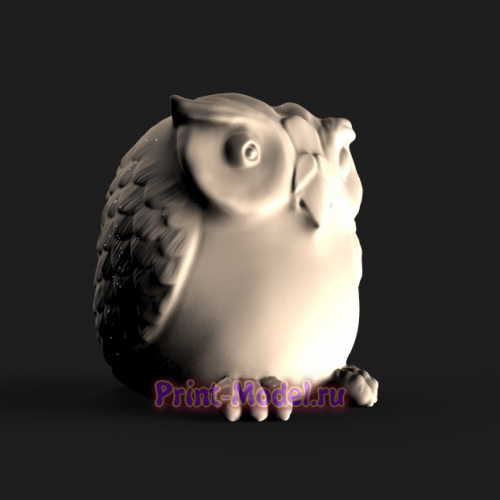 3D модель сова