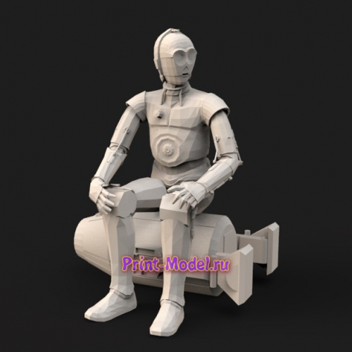 Робот звездный войны 3D модель