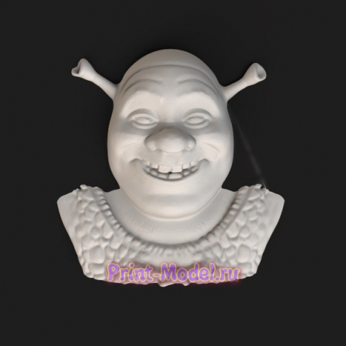 Модель для 3D принтера Шрек