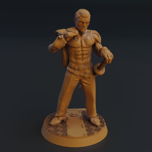 Японский самурай 3D модель