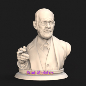 Зигмунд Фрейд бюст 3D модель