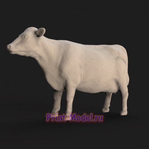 Корова 3D модель