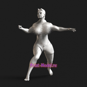 Девушка спортсменка 3D модель