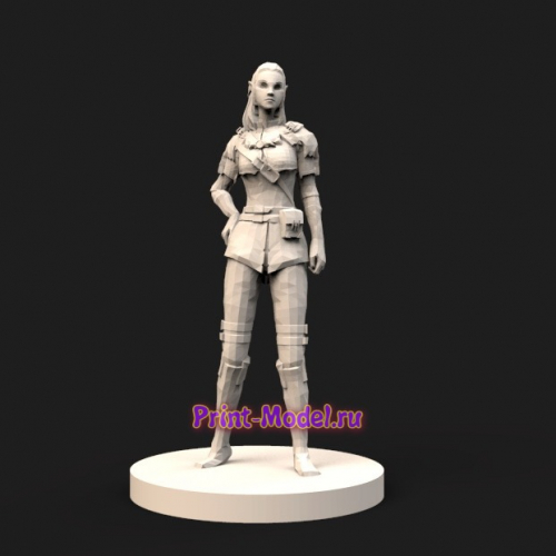 Искательница приключений 3D модель