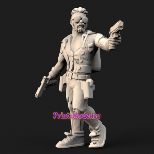 Мистер Хипстер 3d модель