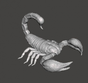 Скорпион 3D модель