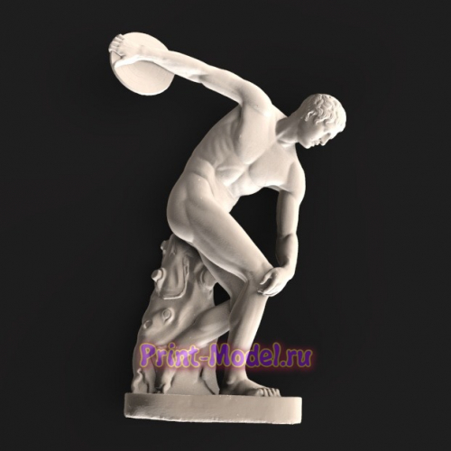 Дискобол скульптура 3D