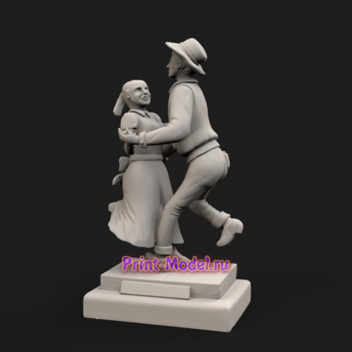 Танцы 3D модель в формате STL