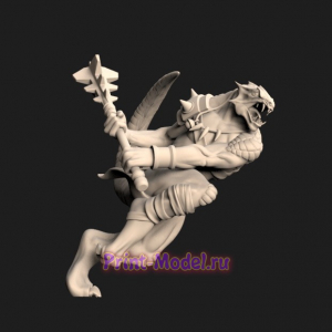Воин 3d модель фентези STL