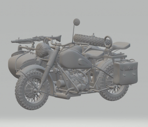 Мотоцикл 3D модель