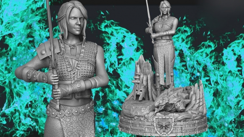 Девушка вони модель 3D