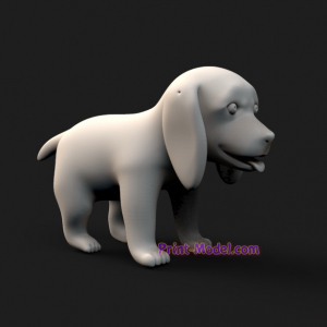 3D модель пёс