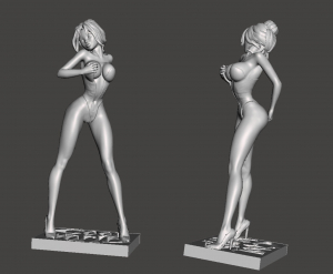 Девушка в купальнике 3D модель