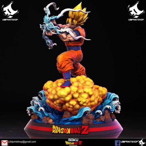 Goku 3D модель для печати на принтере