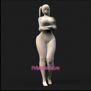 Девушка аниме 3D модель
