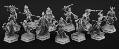 Воины RPG 3d модель