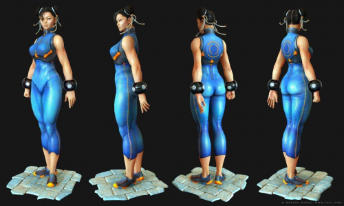 Chun Li 3D model