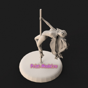 Девушка стриптезёрша 3d модель