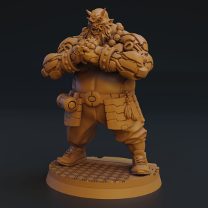 Самурай Super BIG 3D модель